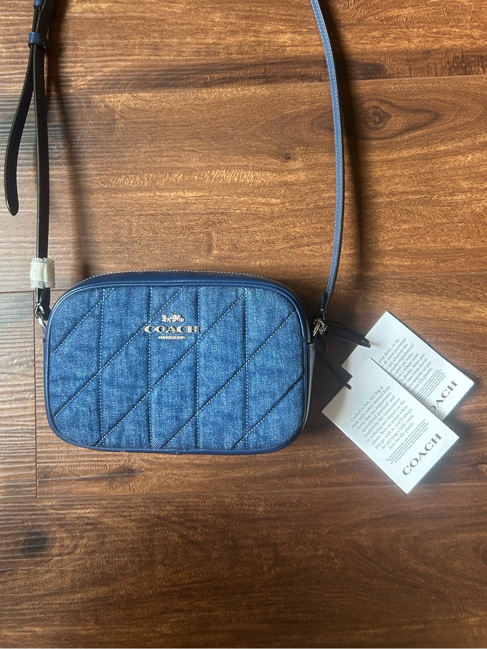Coach Mini Jamie Camera Bag in Quilted Denim - Picture 3 of 13